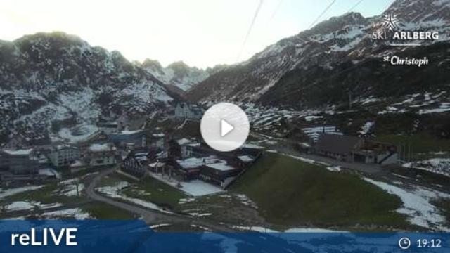 WebCam showing current Snow conditions in St. Anton am Arlberg