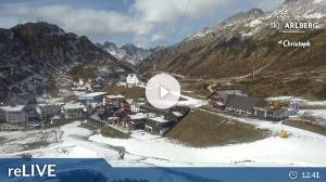 WebCam showing current Snow conditions in St. Anton am Arlberg, ©wtvthmb.feratel.com