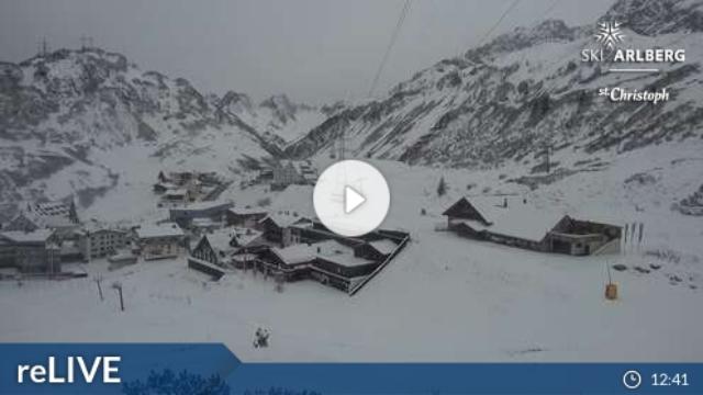 WebCam showing current Snow conditions in St. Anton am Arlberg