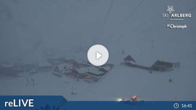 WebCam showing current Snow conditions in St. Anton am Arlberg