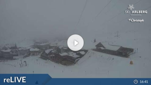 WebCam showing current Snow conditions in St. Anton am Arlberg