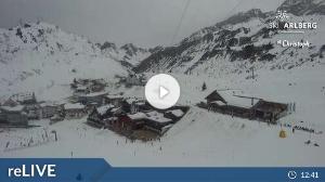 WebCam showing current Snow conditions in St. Anton am Arlberg, ©wtvthmb.feratel.com