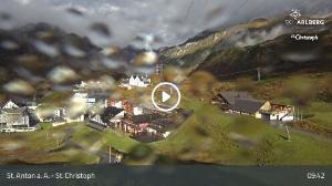 WebCam showing current Snow conditions in St. Anton am Arlberg, &copy;wtvthmb.feratel.com