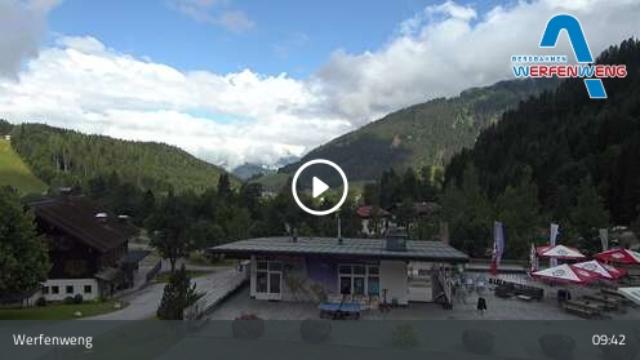 WebCam showing current Snow conditions in Werfenweng