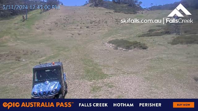 WebCam showing current Snow conditions in Falls Creek