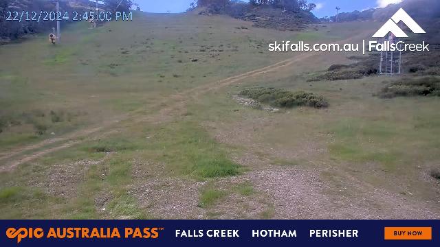 WebCam showing current Snow conditions in Falls Creek