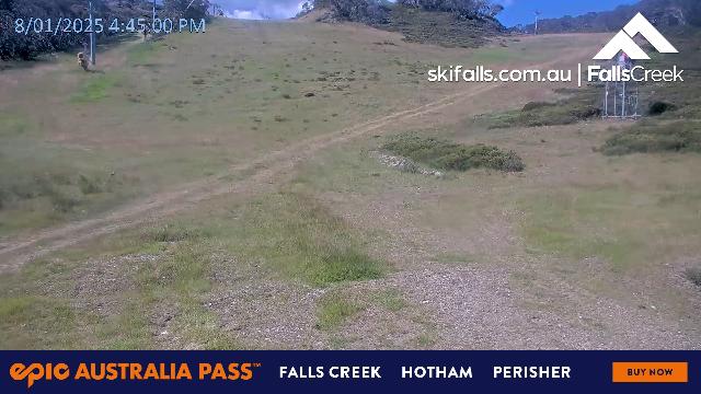 WebCam showing current Snow conditions in Falls Creek