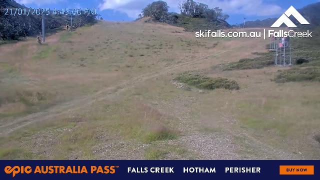 WebCam showing current Snow conditions in Falls Creek