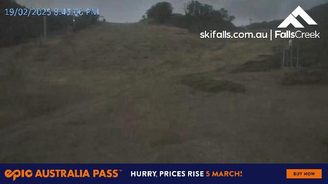 WebCam showing current Snow conditions in Falls Creek