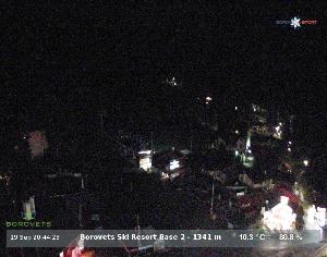 WebCam showing current Snow conditions in Borovets, ©null