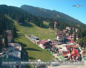 WebCam showing current Snow conditions in Borovets, ©null