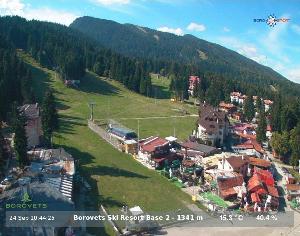 WebCam showing current Snow conditions in Borovets, ©null