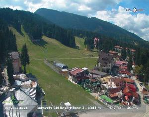 WebCam showing current Snow conditions in Borovets, ©null