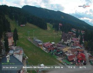 WebCam showing current Snow conditions in Borovets, ©null