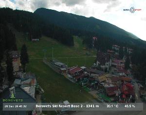 WebCam showing current Snow conditions in Borovets, ©null