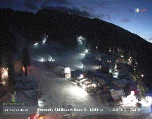 WebCam showing current Snow conditions in Borovets, ©null