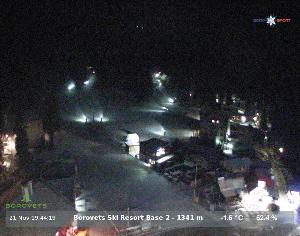 WebCam showing current Snow conditions in Borovets, ©null