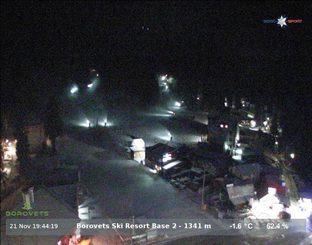 WebCam showing current Snow conditions in Borovets