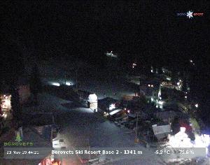 WebCam showing current Snow conditions in Borovets, ©null