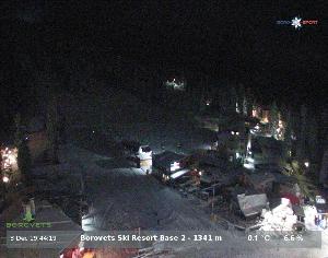 WebCam showing current Snow conditions in Borovets, ©null