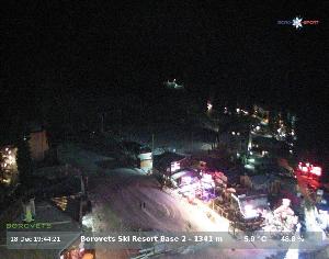 WebCam showing current Snow conditions in Borovets, ©null