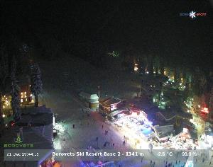 WebCam showing current Snow conditions in Borovets, ©null