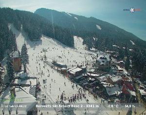 WebCam showing current Snow conditions in Borovets, ©null