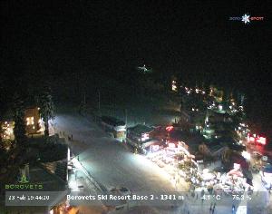 WebCam showing current Snow conditions in Borovets, ©null