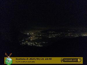 WebCam showing current Snow conditions in Panorama, ©escursionisticivatesi.it