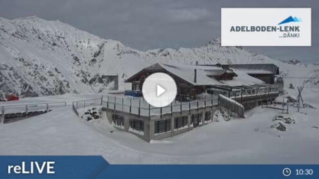 WebCam showing current Snow conditions in Adelboden