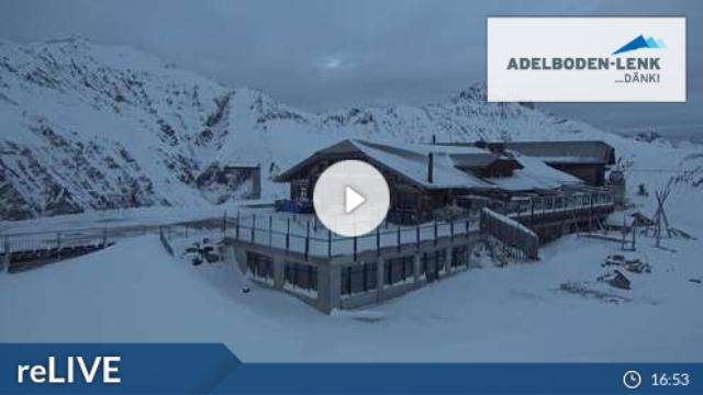 WebCam showing current Snow conditions in Adelboden