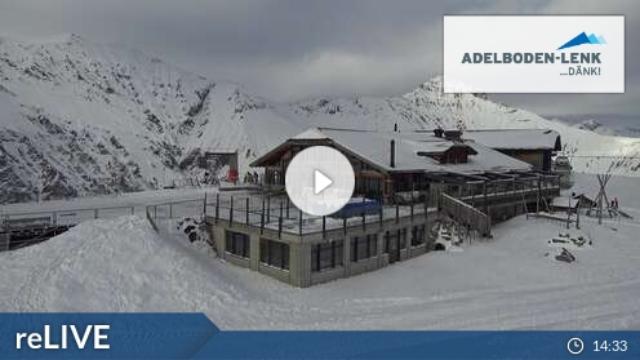 WebCam showing current Snow conditions in Adelboden