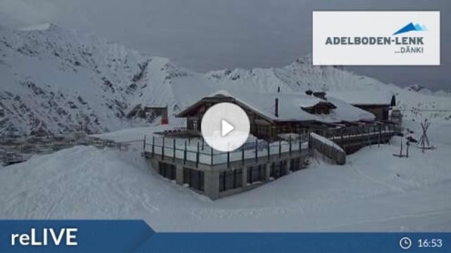 WebCam showing current Snow conditions in Adelboden