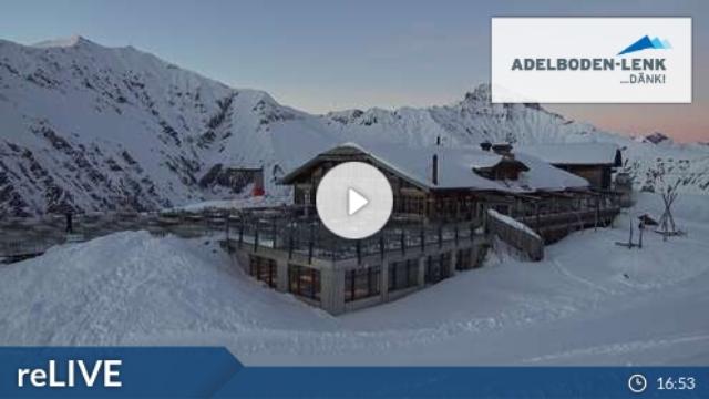 WebCam showing current Snow conditions in Adelboden