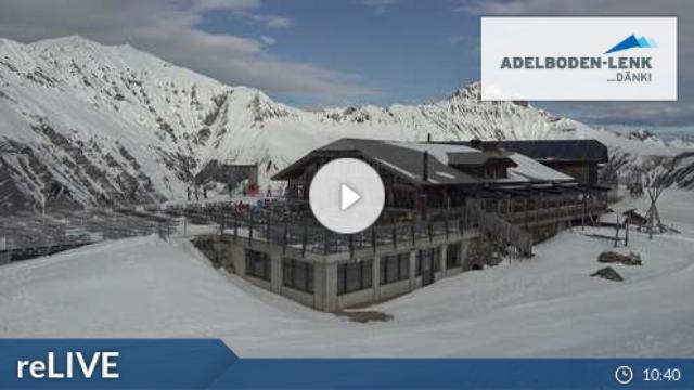 WebCam showing current Snow conditions in Adelboden