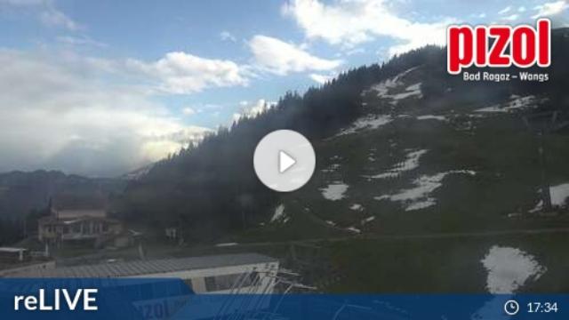 WebCam showing current Snow conditions in Bad Ragaz