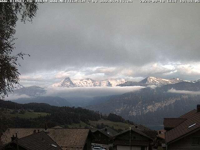 WebCam showing current Snow conditions in Beatenberg