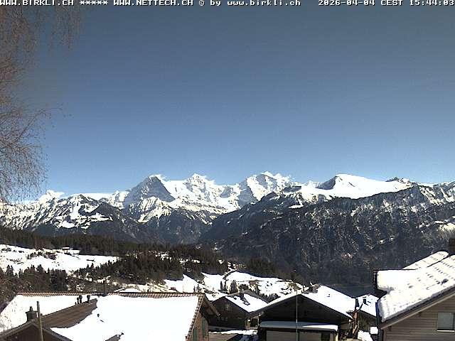 WebCam showing current Snow conditions in Beatenberg