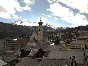 WebCam showing current Snow conditions in Disentis Sedrun, &copy;www.grischa.ch