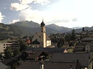 WebCam showing current Snow conditions in Disentis Sedrun, &copy;www.grischa.ch