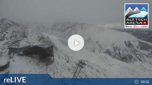 WebCam showing current Snow conditions in Fiesch, ©wtvthmb.feratel.com