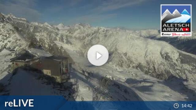 WebCam showing current Snow conditions in Fiesch