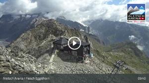 WebCam showing current Snow conditions in Fiesch, ©wtvthmb.feratel.com