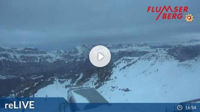 WebCam showing current Snow conditions in Flumserberg