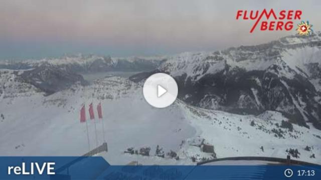 WebCam showing current Snow conditions in Flumserberg