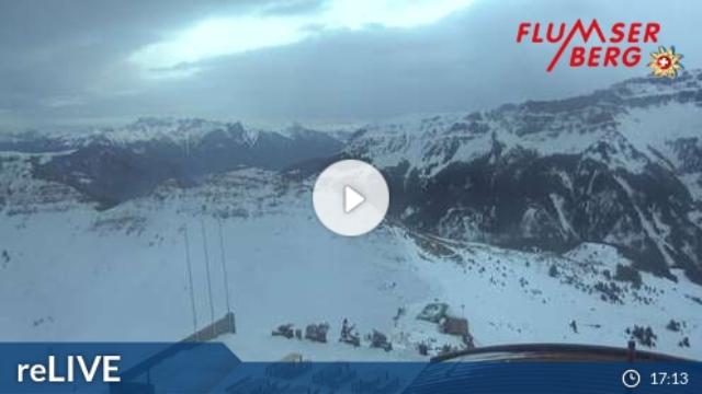 WebCam showing current Snow conditions in Flumserberg