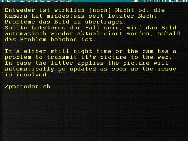 WebCam showing current Snow conditions in Interlaken