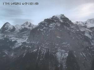 WebCam showing current Snow conditions in Mürren, ©Hotel Eiger