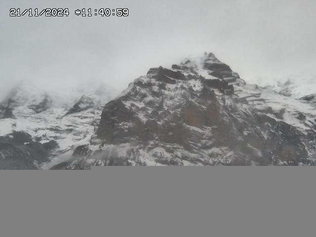 WebCam showing current Snow conditions in Mürren