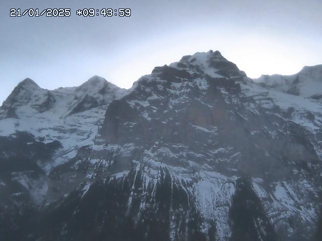 WebCam showing current Snow conditions in Mürren